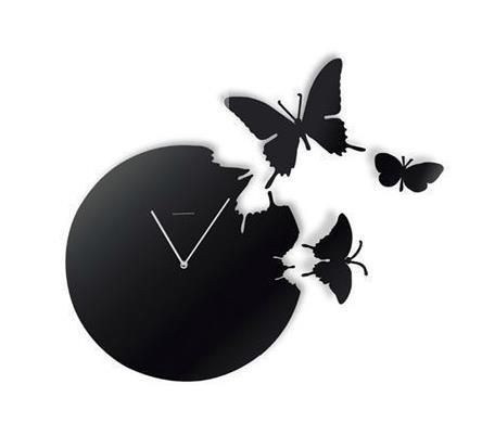 Butterflies Acrylic Wall Clock