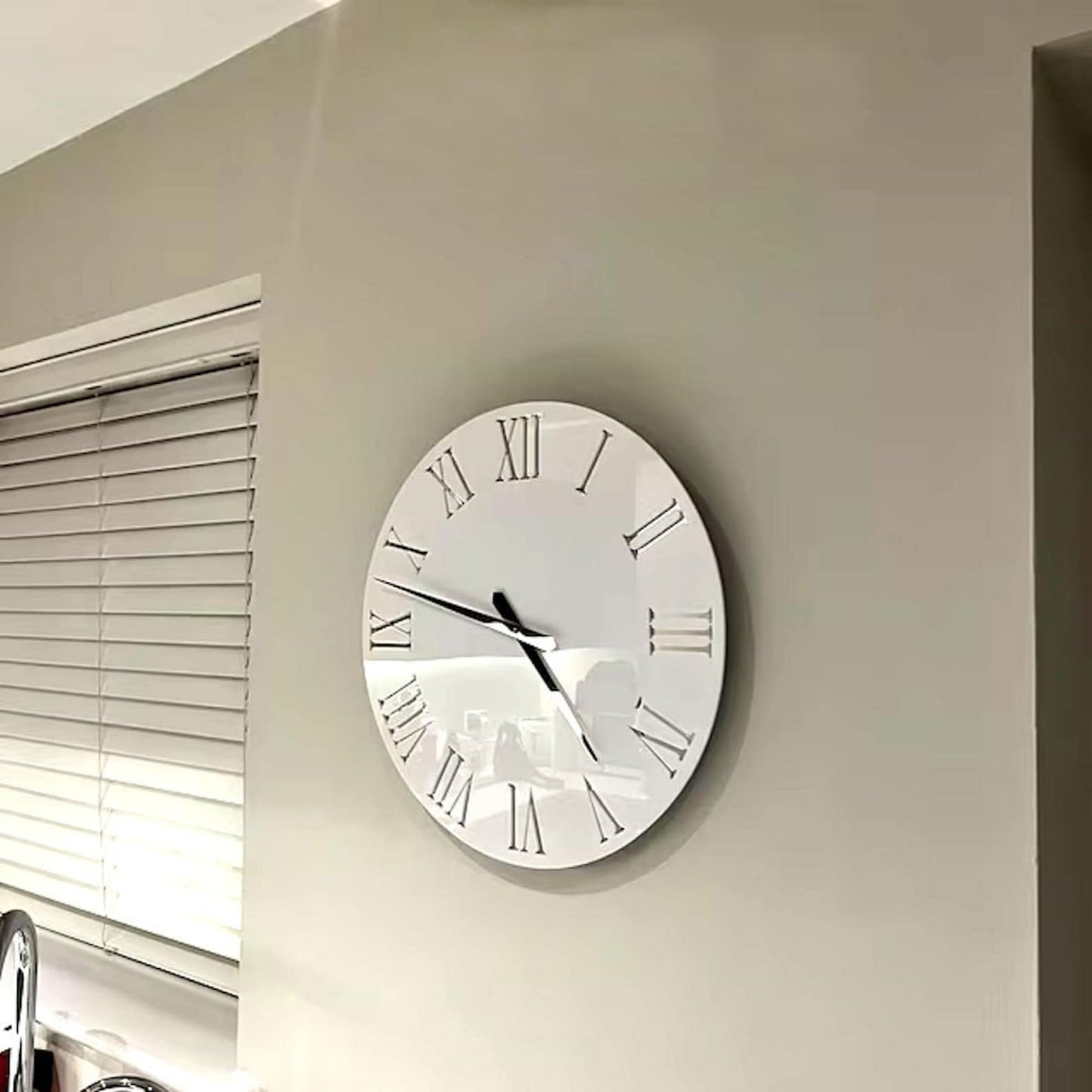 Wall clock Mirror gold, wall clock