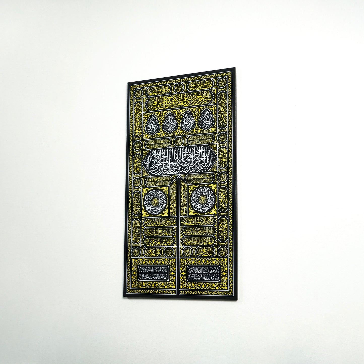 Kiswa of kaaba Gate UV Printed on Acrylic