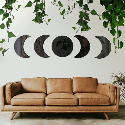 Acrylic Moon Phase Set Home Wall Decor