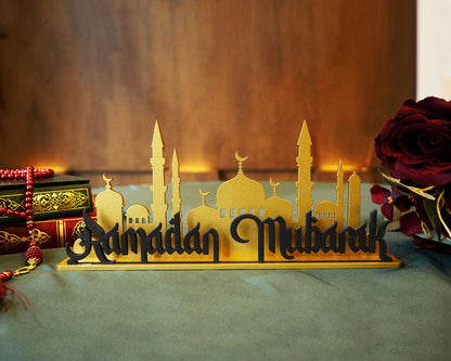 Ramadan Mubarak Islamic Tabletop Decor